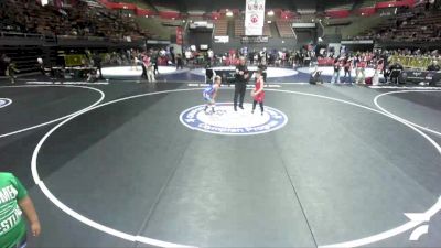 71 lbs Champ. Round 2 - Axel Paquette vs Israel Frye, Spring Hills Wrestling