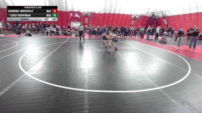 14U Boys - 126 lbs Cons. Round 3 - Gabriel Birkholz, Wisconsin vs Colt Hoffman, Wisconsin