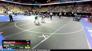 132 Class 4 lbs Champ. Round 1 - Drew Mattison, Parkway South vs Samuel Yuede, Timberland