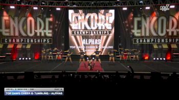Top Dawg Cheer & Tumbling - Alphas [2025 L3 Senior - D2 Day 3] 2025 Encore Grand Nationals
