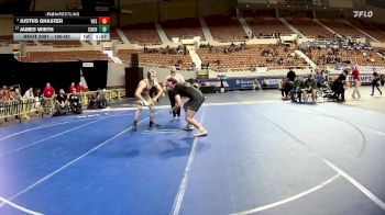 190-D2 Champ. Round 1 - Justus Ghaster, Verrado High School vs James Wirth, Canyon Del Oro High School