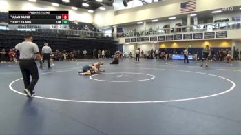 174 lbs Quarterfinal - Juan Nuno, Lemoore College vs Joey Clark, Lemoore College
