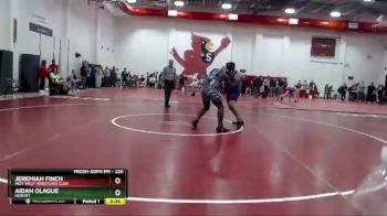 220 lbs Cons. Round 4 - Jeremiah Finch, Indy West Wrestling Club vs Aidan Olague, Hobart