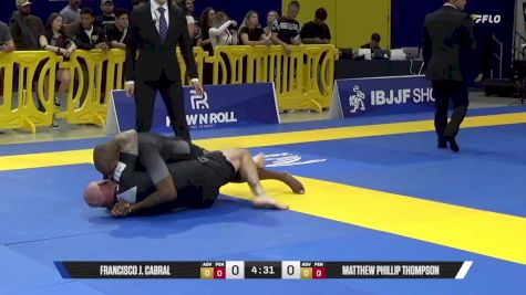 Matthew Phillip Thompson vs Francisco J. Cabral 2025 Pan IBJJF Jiu-Jitsu No-Gi Championship