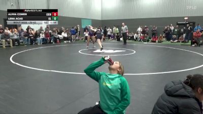 JV-43 lbs Round 2 - Lena Acas, Iowa City Liberty vs Alivia Comer, Central DeWitt
