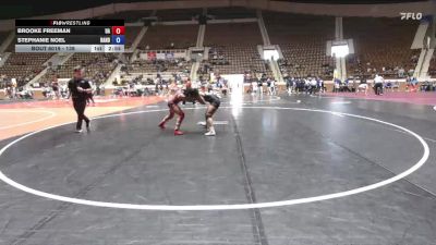 138 lbs Champ. Round 1 - Stephanie Noel, Randolph vs Brooke Freeman, Unattached