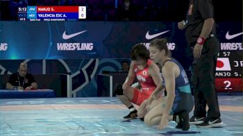 57 kg 1/8 Final - Sae Nanjo, Japan vs Alma Valencia Escoto, Mexico