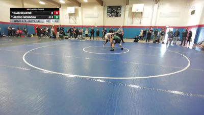 Boys 190 lbs Champ. Round 1 - Alexis Mendoza, Alisal Boys vs Ojas Shastri, Los Gatos Boys