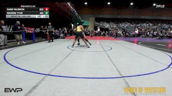 285 lbs Quarterfinal - Gage Valencia, Nyssa vs George Tyus, Antioch Wildcats