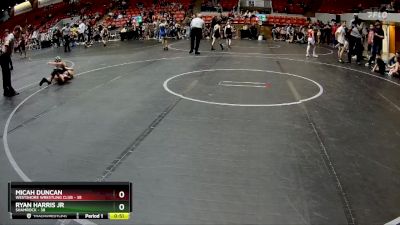 60 lbs Quarterfinal - Ryan Harris Jr, Shamrock vs Micah Duncan, Westshore Wrestling Club