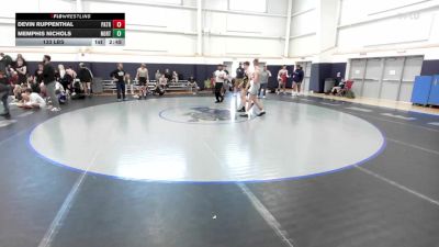 133 lbs Quarterfinal - Devin Ruppenthal, Patriots Wrestling Club-MS vs Memphis Nichols, Northern Elite 2-MS