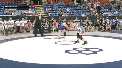 170 lbs Champ. Rd Of 128 - Keely Hansen, Utah vs Taylor Kanoy, Missouri