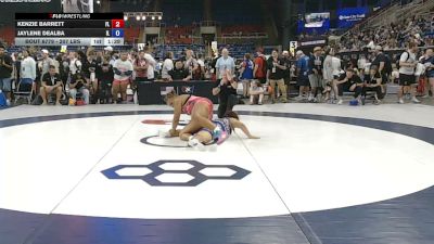 207 lbs Quarters - Kenzie Barrett, Florida vs Jaylene Dealba, Illinois