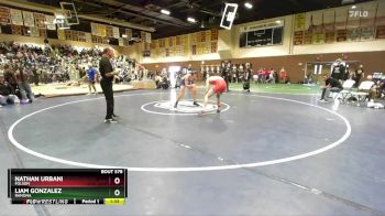 157 lbs Champ. Round 2 - Nathan Urbani, Folsom vs Liam Gonzalez, Ramona