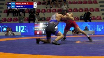 61 kg Final 3-5 - Mezhlum Mezhlumyan, Armenia vs Ivan Hramyka, Individual Neutral Athletes