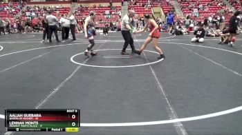 125 lbs Round 3 (6 Team) - Aaliah Guebara, Queens Of Mayhem vs Lennah Monts, Midwest Misfitz Black