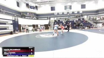 190 lbs Finals (2 Team) - Macee Ercanbrack, Utah 2 vs Bella Rangel, Montana