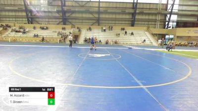 197B Rr Rnd 1 - Max Accardi, Arizona State vs Thomas Dineen, South Dakota State