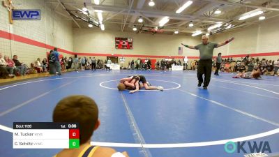 96 lbs Rr Rnd 5 - Maddox Tucker, Keystone Kids vs Connor Schiltz, Verdigris Youth Wrestling