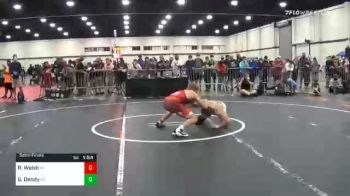 145 lbs Semifinal - Rocco Welsh, PA vs Garrison Dendy, GA