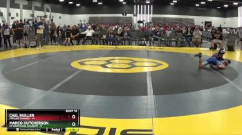 90 lbs Placement Matches (8 Team) - Marco Hutcherson, CP Wrestling Academy vs Cael Muller, Steller Trained