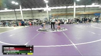 66 lbs Champ. Round 1 - Kaycen Rodriguez, Hawk Wrestling Club vs Pyper Terry, Homedale Wrestling