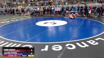 175 lbs Champ. Round 1 - Jesse Conley, Interior Grappling Academy vs Hayden Martin, Bethel Freestyle Wrestling Club