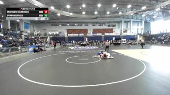 126 lbs Round 3 (3 Team) - Jackson Harrison, Webster Schroeder High Sch vs Evan Merrell, Maine-Endwell Sr HS