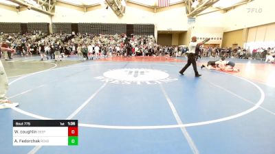 184-H lbs Round Of 32 - William Coughlin, Deep Roots WC vs Anthony Fedorchak, Roxbury