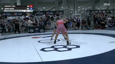 68 kg Cons. Sub-rd Of 16 - Destiny Lyng, Lehigh RTC/Nyac vs Greta Brus, Big Game
