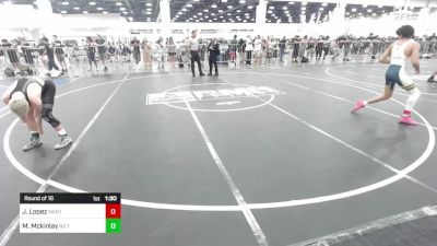 113 lbs Round Of 16 - Jose Lopez, Mantanona TC vs Max Mckinlay, No Team