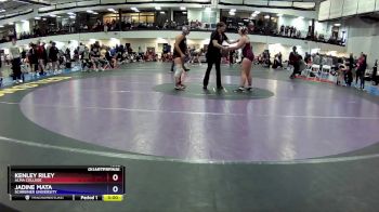 160B Quarterfinal - Kenley Riley, Alma College vs Jadine Mata, Schreiner University