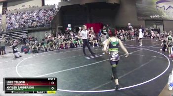 65 lbs Round 2 (6 Team) - Luke Taussig, Kansas Copperhead vs Khylen Sanderson, Kansas Python