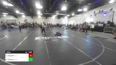 82 lbs Rr Rnd 2 - Urian Aguilar, El Paso Wildcats WC vs Summit Owens, Tucson Cyclones