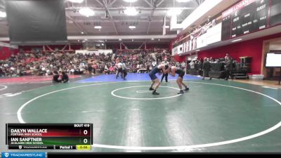 177 lbs Cons. Round 1 - Ian Sanftner, Acalanes High School vs Dailyn Wallace, Fortuna High School