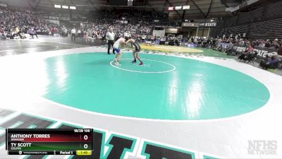 1B/2B 106 Quarterfinal - Anthony Torres, Granger vs Ty Scott, Colfax