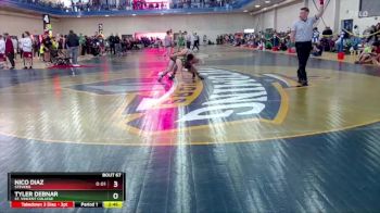 141 lbs Champ. Round 2 - Nico Diaz, Stevens vs Tyler Debnar, St. Vincent College