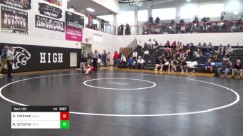 138 lbs Consi Of 8 #2 - Ayden Heilman, Annville Cleona vs Alec Scheirer, Wyomissing