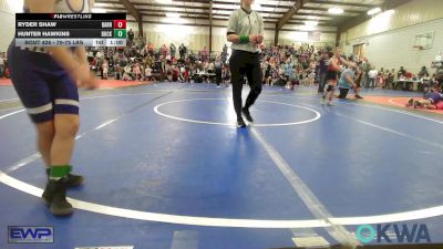 70-75 lbs Consi Of 8 #2 - Ryder Shaw, Barnsdall Youth Wrestling vs Hunter Hawkins, Buck Pride Wrestling