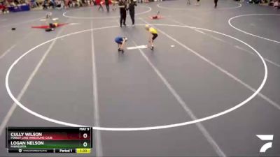 40-44 lbs Cons. Semi - Cully Wilson, Forest Lake Wrestling Club vs Logan Nelson, Minnesota