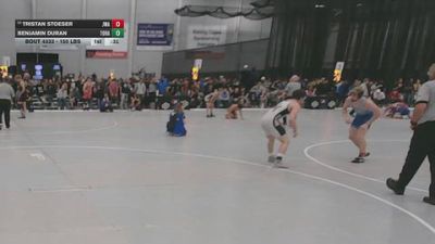 150 lbs Cons. Sub-quarters - Tristan Stoeser, Jackrabbit Wrestling Academy vs Benjamin Duran, Top Rank/HAC
