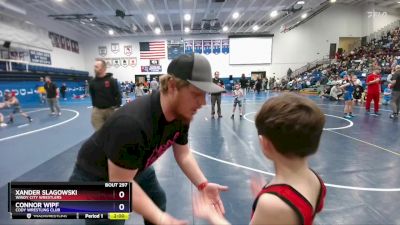 56 lbs Quarterfinal - Xander Slagowski, Windy City Wrestlers vs Connor Wipf, Cody Wrestling Club