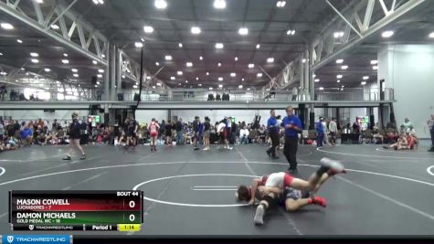 138 lbs Round 9 (10 Team) - Mason Cowell, Luchadores vs Damon Michaels, Gold Medal WC