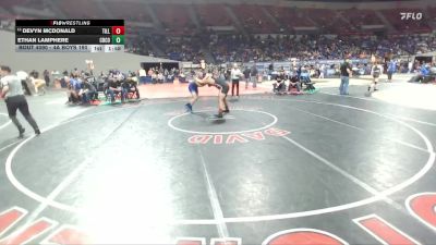 4A Boys 190 lbs Champ. Round 1 - Devyn McDonald, Tillamook Boys vs Ethan Lamphere, Crook County Boys