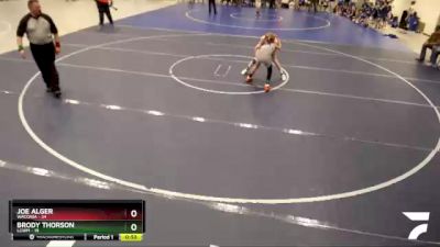 115 lbs Quarterfinals 8 Team Brody Thorson LCWM vs Joe Alger Waconia