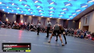 130 lbs Quarterfinal - Keaton Overcast, Keaton Overcast vs Juan Mata, Alpha Elite