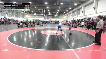 215 lbs Consi Of 8 #1 - Michael Keegan, Xavier vs Andrew Lane, Fairfield Ludlowe
