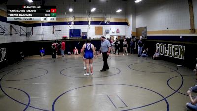190 lbs Cons. Round 3 - Charlotte Paladin, Shaler Area Hs vs Olivia Hageman, Butler Hs