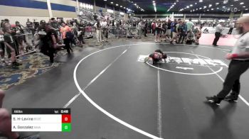 66 lbs Quarterfinal - Saul Heist-Levine, Bozeman WC vs Aj Gonzalez, Savage House WC