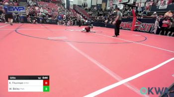 52 lbs Semifinal - Koen Thurman, Sperry Wrestling Club vs Winston Bolay, Perry Wrestling Academy